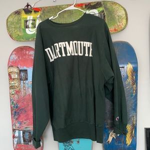 VINTAGE champion reverse weave Dartmouth college crew neck